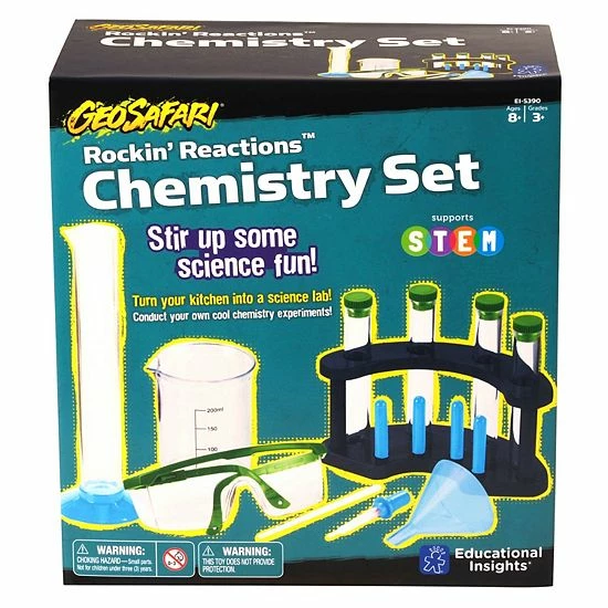 Educational Insights GeoSafari Rockin' Reactions Chemistry Set Educational Insights GeoSafari Rockin' Reactions Chemistry Set -Educational Insights stop unnamed file 1007