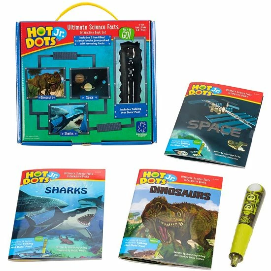 Educational Insights Hot Dots Jr. Ultimate Science Facts Interactive Books & Pen Set Educational Insights Hot Dots Jr. Ultimate Science Facts Interactive Books & Pen Set -Educational Insights stop unnamed file 1085