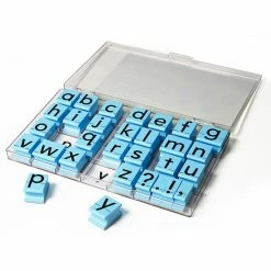 Educational Insights Lowercase Alphabet 1-Inch Rubber Stamps Jumbo Set