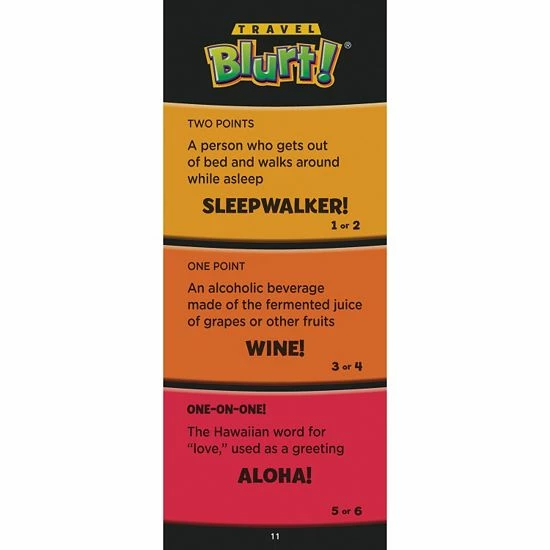 Educational Insights Travel Blurt! Game 6 Educational Insights Travel Blurt! Game - Image 4