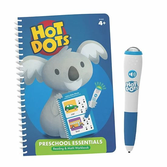 Educational Insights Hot Dots Preschool Essentials Reading & Math Workbook 4 Educational Insights Hot Dots Preschool Essentials Reading & Math Workbook - Image 2