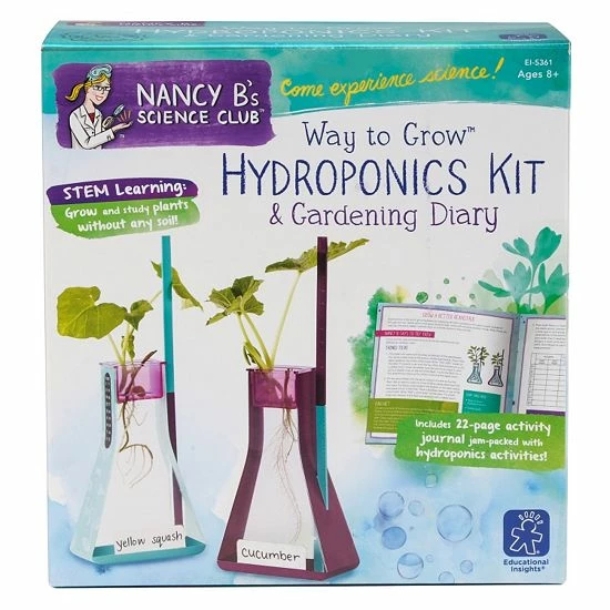 Educational Insights Nancy B's Science Club Way To Grow Hydroponics Kit & Gardening Diary Educational Insights Nancy B's Science Club Way To Grow Hydroponics Kit & Gardening Diary -Educational Insights stop unnamed file 152