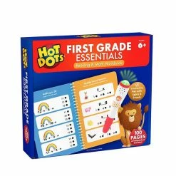 Educational Insights Hot Dots First Grade Essentials Reading & Math Workbook