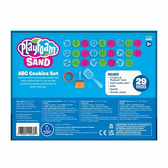 Educational Insights Playfoam Sand ABC Cookies Set Educational Insights Playfoam Sand ABC Cookies Set -Educational Insights stop unnamed file 192