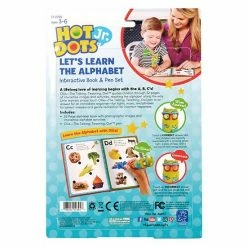 Educational Insights Hot Dots Jr. Let's Learn The Alphabet Interactive Book & Pen Set -Educational Insights stop unnamed file 216