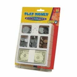 Educational Insights Play Money Coins & Bills