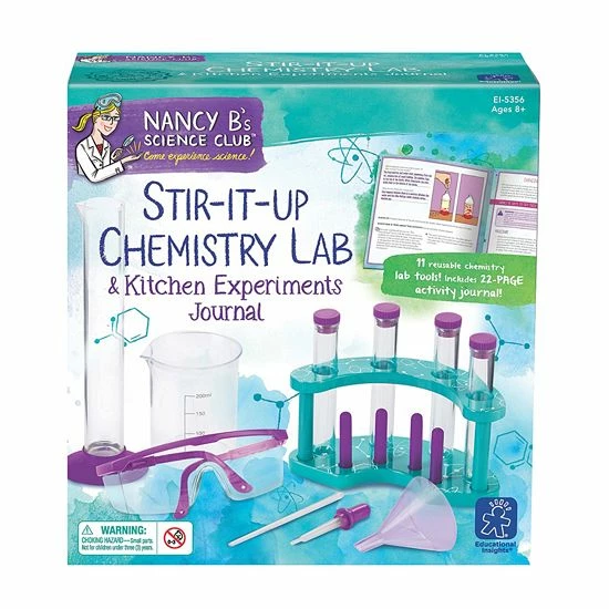 Educational Insights Nancy B's Science Club Stir-it-Up Chemistry Lab & Kitchen Experiments Journal Educational Insights Nancy B's Science Club Stir-it-Up Chemistry Lab & Kitchen Experiments Journal -Educational Insights stop unnamed file 385