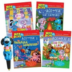 Educational Insights stop 7 Educational Insights Hot Dots Jr. Interactive Storybooks 4-Book Set With Ace Pen