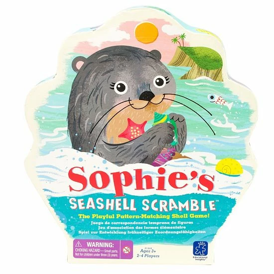 Educational Insights Sophie's Seashell Scramble Game Educational Insights Sophie's Seashell Scramble Game -Educational Insights stop unnamed file 619