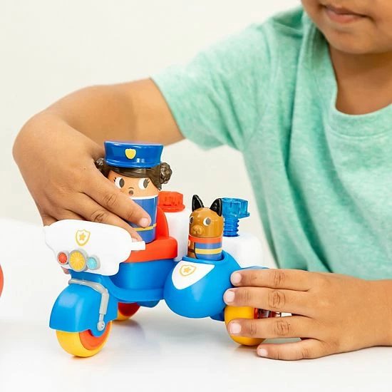 Educational Insights Design & Drill Bolt Buddies Police Motorcycle Toy Educational Insights Design & Drill Bolt Buddies Police Motorcycle Toy -Educational Insights stop unnamed file 712