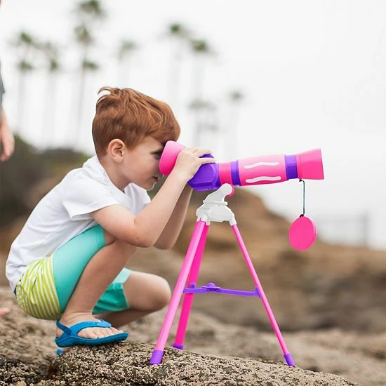 Educational Insights GeoSafari Jr. My First Telescope - Pink 8 Educational Insights GeoSafari Jr. My First Telescope - Pink - Image 6