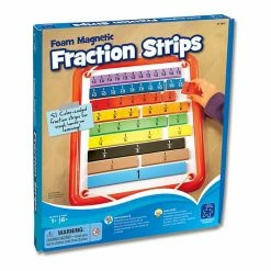 Educational Insights Foam Magnetic Fraction Strips