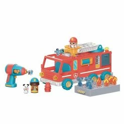 Educational Insights Design & Drill Bolt Buddies Fire Truck Toy