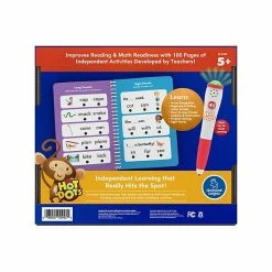 Educational Insights Hot Dots Kindergarten Essentials Reading & Math Workbook -Educational Insights stop unnamed file 93